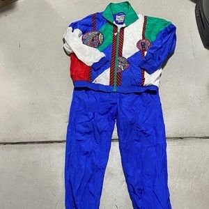 Vintage Vtg Casual Isle Women's Track Suit Medium